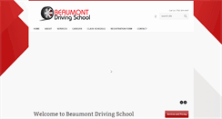 Desktop Screenshot of beaumontdrivingschool.com